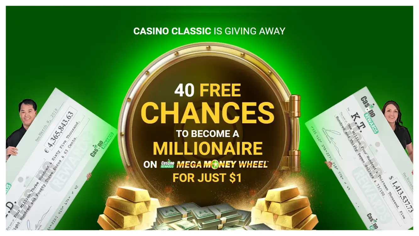 40 tours gratuits Casino Classic