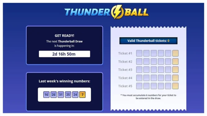 Rewards Riches ThunderBall
