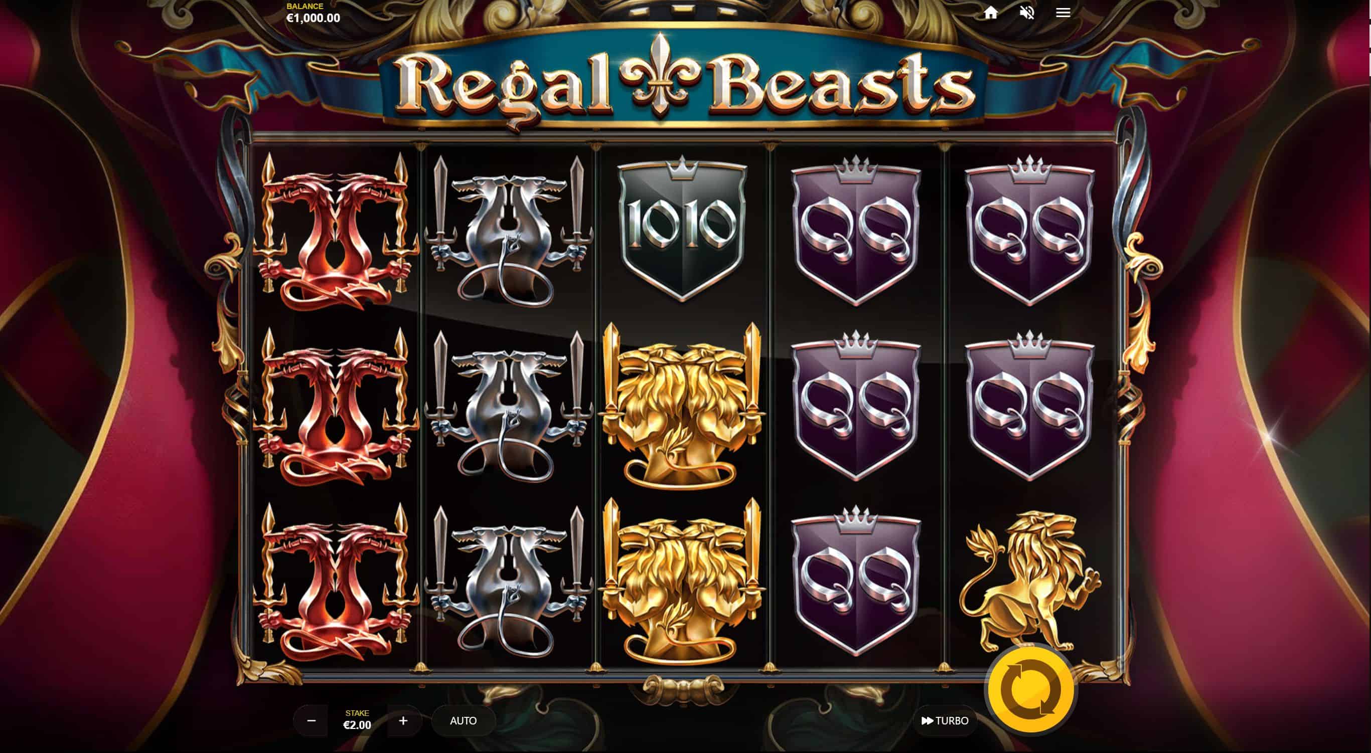 Regal Beasts Slot Game Free Play at Casino Mauritius