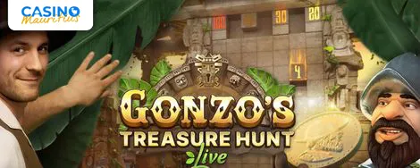 Gonzo’s Treasure Hunt Live at Casino Mauritius