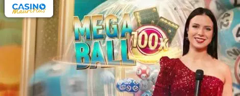 Mega Ball en direct au Casino Mauritius