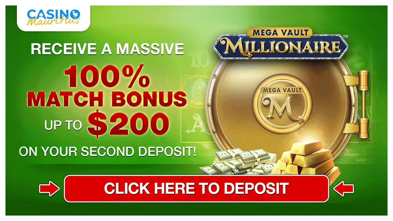 Match Bonus on your second deposit