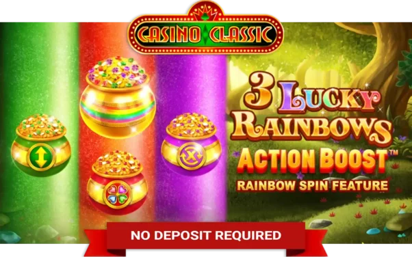 3 Lucky Rainbows Action Boost