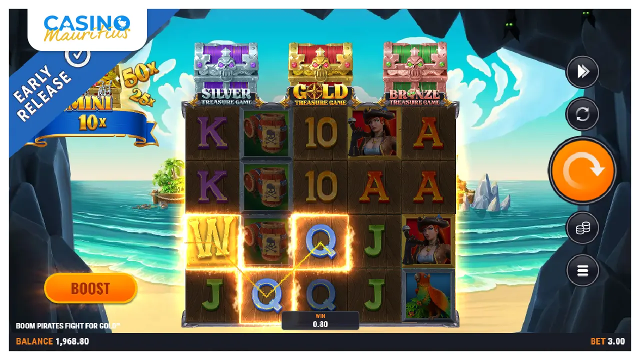 Boom Pirates Fight For Gold