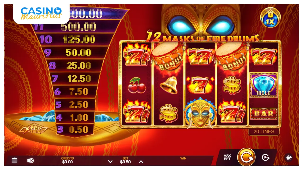 12 Masks of Fire Drums Screenshot m2