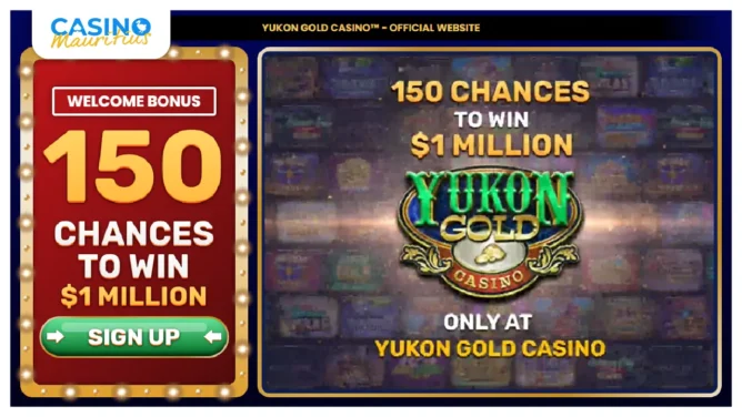 Yukon Gold 150 Free Spins CMU