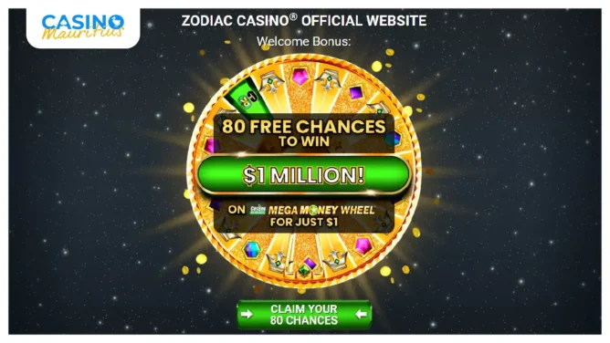 Zodiac Casino 80 Free Spins CMU