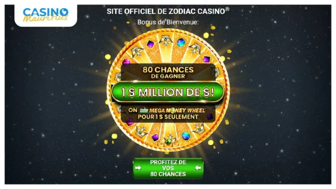 Zodiac Casino 80 Tours Gratuits CMU