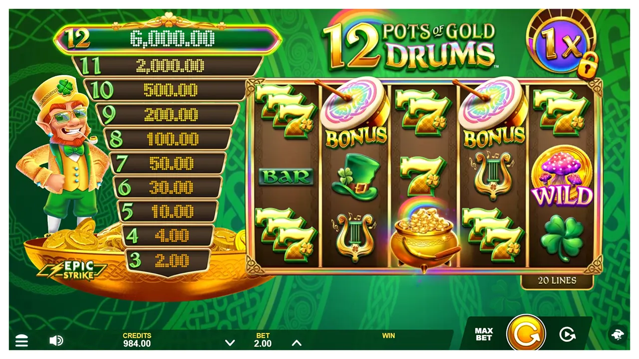 12 Pots of Gold Drums s1