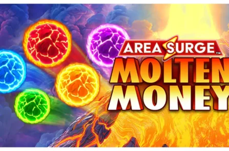 Area Surge Molten Money Slot cover