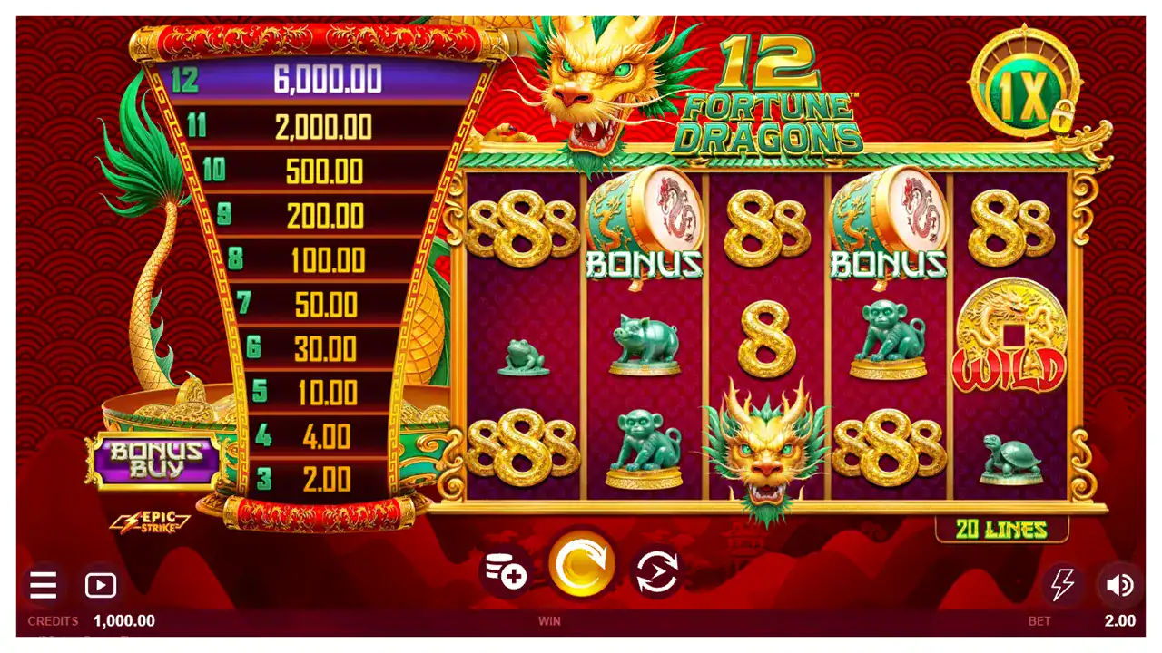 12 Fortune Dragons s1