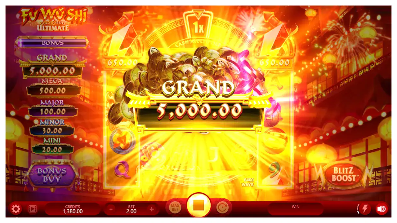Fu Wǔ Shī Gold Blitz Ultimate slot s2