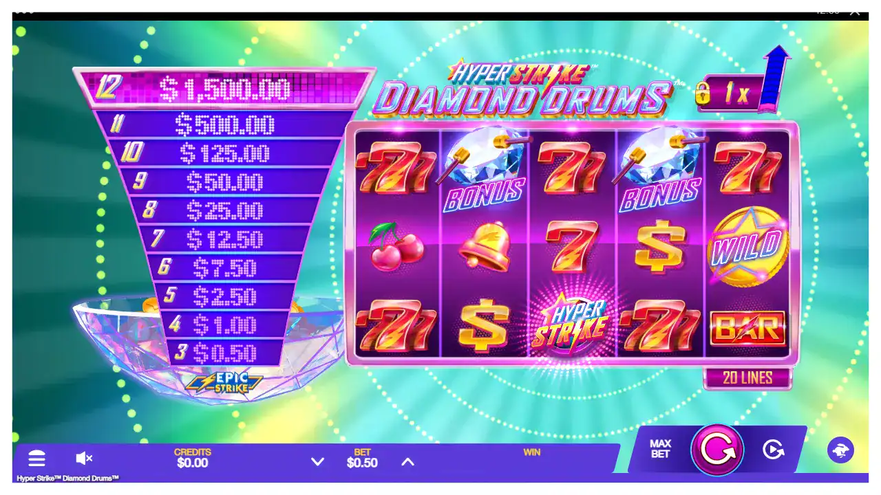 Hyper Strike Diamond Drums s1