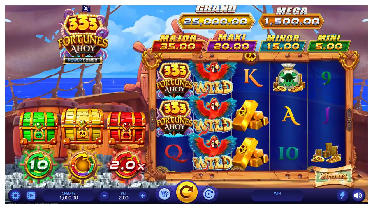 333 Fortunes Ahoy POWER COMBO s1