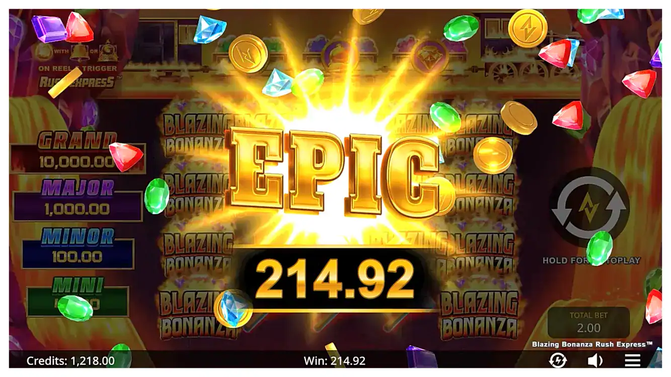 Blazing Bonanza Rush Express s2