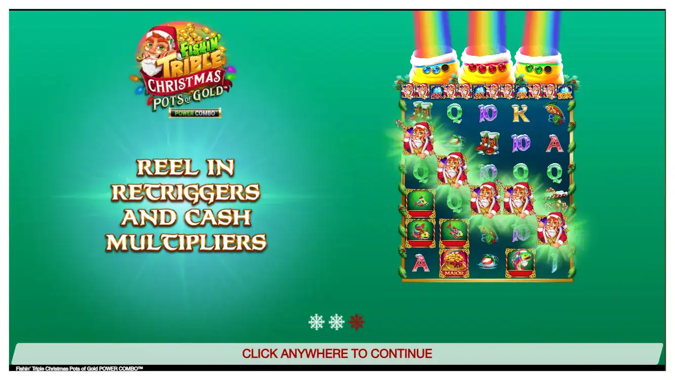 Fishin' Triple Christmas Pots of Gold POWER COMBO s2 Fishin' Triple Christmas Pots of Gold POWER COMBO s2