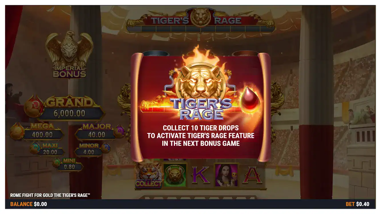 Rome Fight for Gold the Tiger's Rage s2 Rome Fight for Gold the Tiger's Rage s2