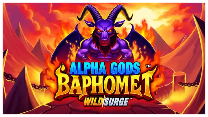 Alpha Gods Baphomet WildSurge slot cover