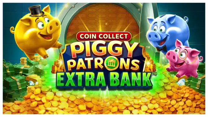 Coin Collect Piggy Patrons Extra Bank slot cover